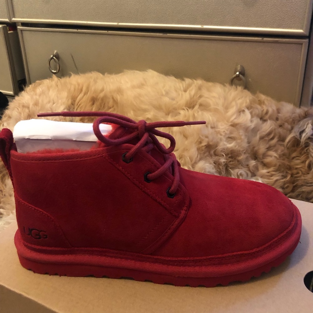 Ugg boots and a Small McM Crossbody bag
